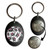 Skull Bow Pattern - Shopping Trolley Key Ring
