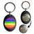 Gay Flag - Shopping Trolley Key Ring Gay Flag - Shopping Trolley Key Ring