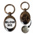 Blow Me - Silver £1/€1 Shopping Key Ring