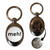 Meh - Silver £1/€1 Shopping Key Ring