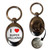 I Love Heart Super Villains - Silver £1/€1 Shopping Key Ring