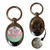 Wales Flag Keep Calm and Carry On - Silver £1/€1 Shopping Key Ring Wales Flag Keep Calm and Carry On - Silver £1/€1 Shopping Key Ring
