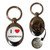 I Love Heart Handbags - Silver £1/€1 Shopping Key Ring