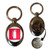 Fire Extinguisher - Silver £1/€1 Shopping Key Ring