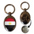 Egypt Flag - Silver £1/€1 Shopping Key Ring