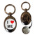 I Love Heart Me - Silver £1/€1 Shopping Key Ring