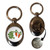 Peas and Carrots - Silver £1/€1 Shopping Key Ring Peas and Carrots - Silver £1/€1 Shopping Key Ring