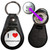 I Love Heart Chihuahuas - Hidden £1/€1 Shopping Token Medallion Key Ring