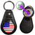 USA Flag - Hidden £1/€1 Shopping Token Medallion Key Ring USA Flag - Hidden £1/€1 Shopping Token Medallion Key Ring
