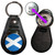 Scotland Flag - Hidden £1/€1 Shopping Token Medallion Key Ring