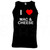 I Love Heart Mac N Cheese - Quality Printed Cotton Gym Vest