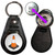 Traffic Cone - Hidden £1/€1 Shopping Token Medallion Key Ring