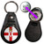 Northern Ireland Flag - Hidden £1/€1 Shopping Token Medallion Key Ring