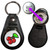 Fruit Machine Cherries - Hidden £1/€1 Shopping Token Medallion Key Ring