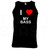 I Love Heart My Bass - Quality Printed Cotton Gym Vest