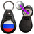 Russia Flag - Hidden £1/€1 Shopping Token Medallion Key Ring