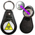 Biohazard - Hidden £1/€1 Shopping Token Medallion Key Ring