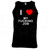 I Love Heart My Fucking Job - Quality Printed Cotton Gym Vest
