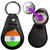 India Flag - Hidden £1/€1 Shopping Token Medallion Key Ring