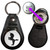 Unicorn Silhouette - Hidden £1/€1 Shopping Token Medallion Key Ring
