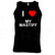 I Love Heart My Mastiff - Quality Printed Cotton Gym Vest