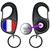 France Flag - Carabiner £1/€1 Shopping token Key Ring