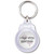 I Run With Vampires - Round Plastic Key Ring