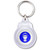 Respiratory - Round Plastic Key Ring