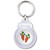 Carrots - Round Plastic Key Ring