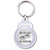 Up To My Nuts In Guts - Round Plastic Key Ring Up To My Nuts In Guts - Round Plastic Key Ring