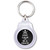 Keep Calm and Be A Pirate - Round Plastic Key Ring