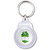 Apple Juice Carton - Round Plastic Key Ring