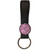 Pink Leopard Print - Silicone Loop Key Ring