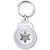 Sheriff Badge - Round Plastic Key Ring Sheriff Badge - Round Plastic Key Ring