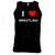 I Love Heart Wrestling - Quality Printed Cotton Gym Vest