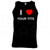 I Love Heart Your Tits - Quality Printed Cotton Gym Vest