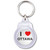 I Love Ottawa - Round Plastic Key Ring