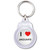 I Love Jaguars - Round Plastic Key Ring I Love Jaguars - Round Plastic Key Ring
