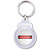 Danger - Round Plastic Key Ring