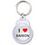 I love Saison - Round Plastic Key Ring I love Saison - Round Plastic Key Ring