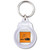 Corrosive - Round Plastic Key Ring