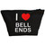 I Love B*ll Ends - Black Make Up Bag