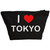 I Love Tokyo - Black Make Up Bag