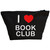 I Love Book Club - Black Make Up Bag