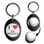 I Love Ice Hockey - Golf Ball Marker Key Ring