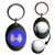 Blue Robot Couple - Golf Ball Marker Key Ring