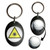 Laser Radiation - Golf Ball Marker Key Ring