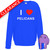 I Love Pelicans - Large Blue Sweater (Clearance)