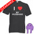 I Love My Husband - Medium Black T Shirt (Clearance)
