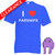 I Love Parsnips - Large Blue T Shirt  (Clearance)